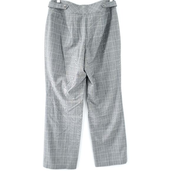 Style & Co Black Plaid Work Pants Trousers 4P Career Trousers Petite - Picture 3 of 7